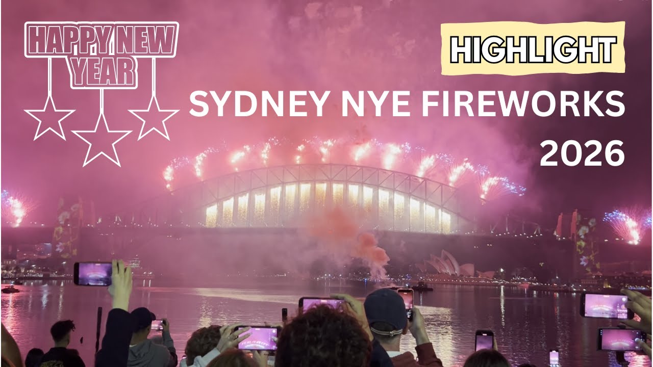Highlight of Sydney NYE Fireworks 2026 | Blues Point Reserve, North Sydney