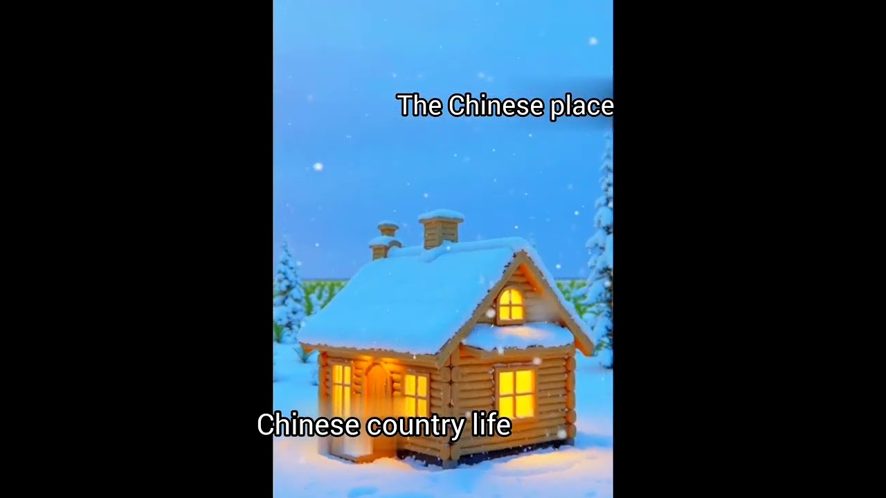 ---🔥 YOUTUBE TITLE (SAFE)宁静雪谷乡村生活 ❄️ | 3D动画 | 放松治愈故事
