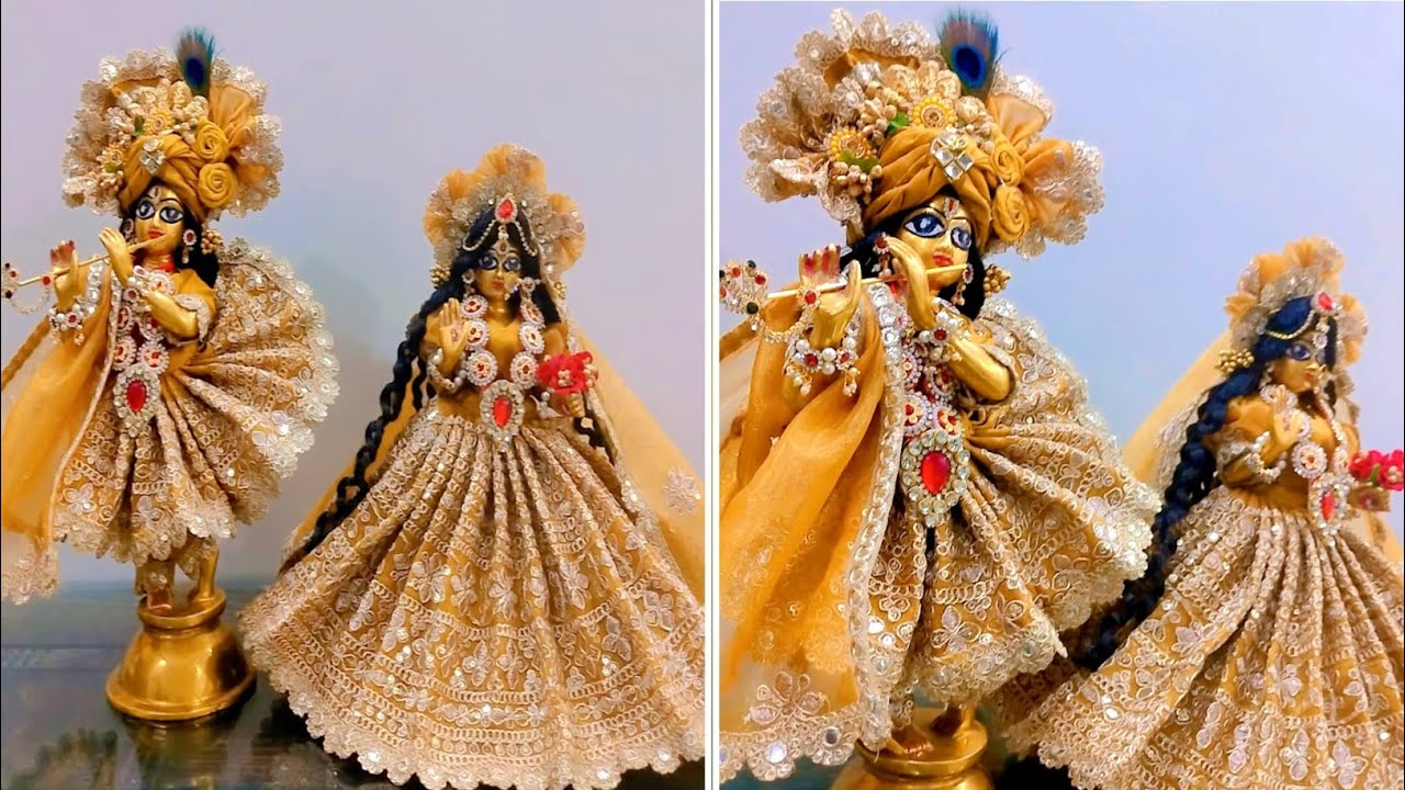RADHA KRISHNA KI SHRINGAR SEVA😍🌹#radhakripacreations #radhakrishna #krishna #radha #youtubeshorts