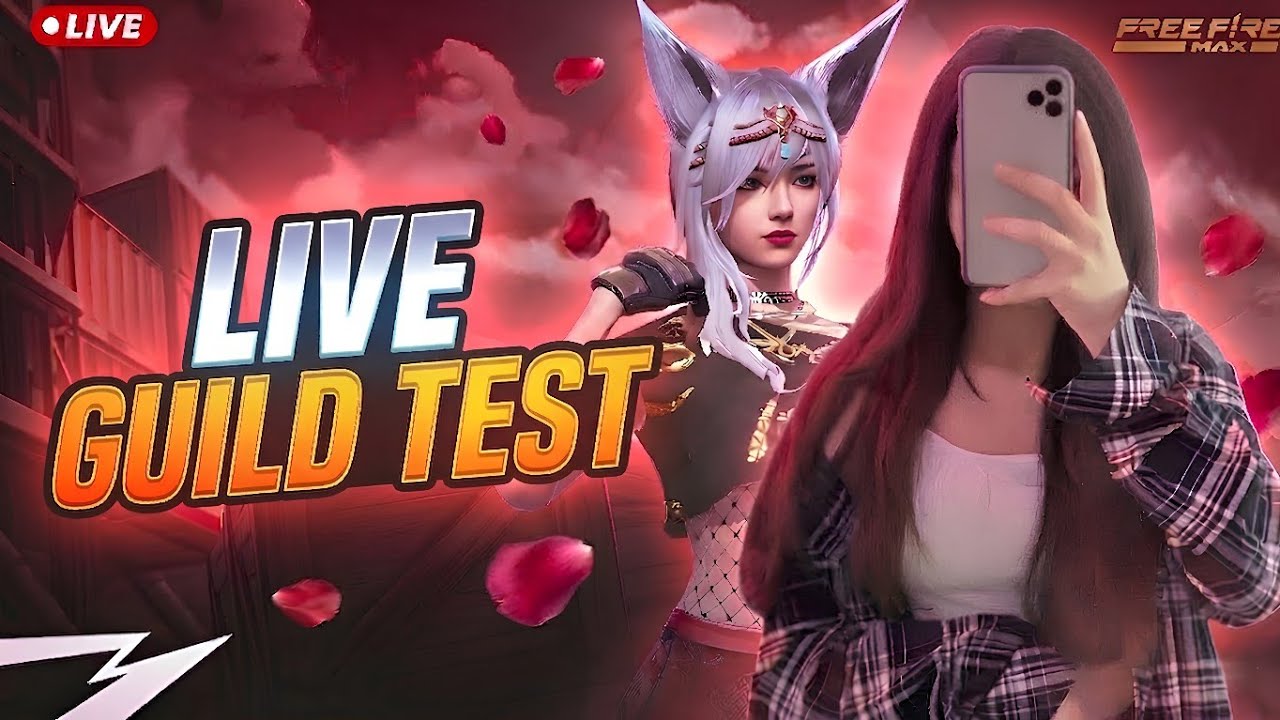 LIVE GUILD TEST 💥 COME AND JOIN 😈 | UID REACTION 🥳 | #nonstopgaming #ffgirlgamer