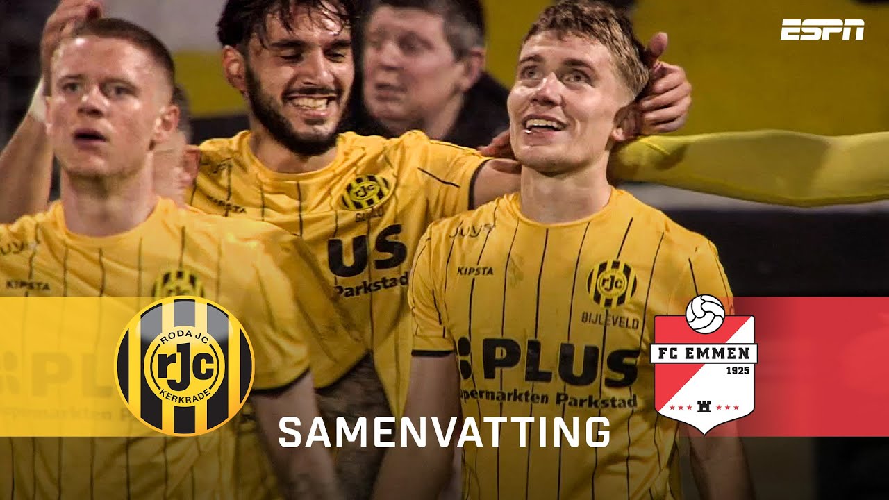 5️⃣ DOELPUNTEN, wedstrijd BESLIST in SLOTFASE ⌛ | Samenvatting Roda JC - FC Emmen