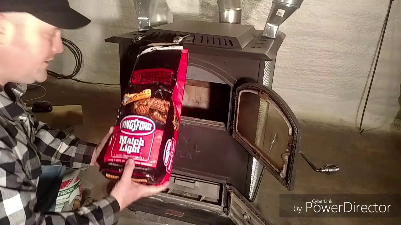 Quick and efficient way to start a coal stove.