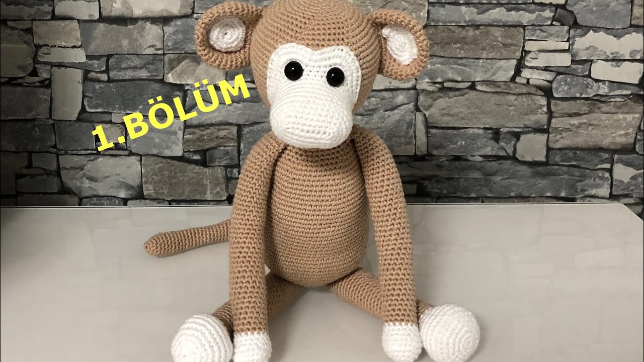 Maymun,affe,monkey (gövde) yapımı 1.Bölüm 1/3 #evdekal #stayhome #sağlıklıkal #maymun #affe #monkey