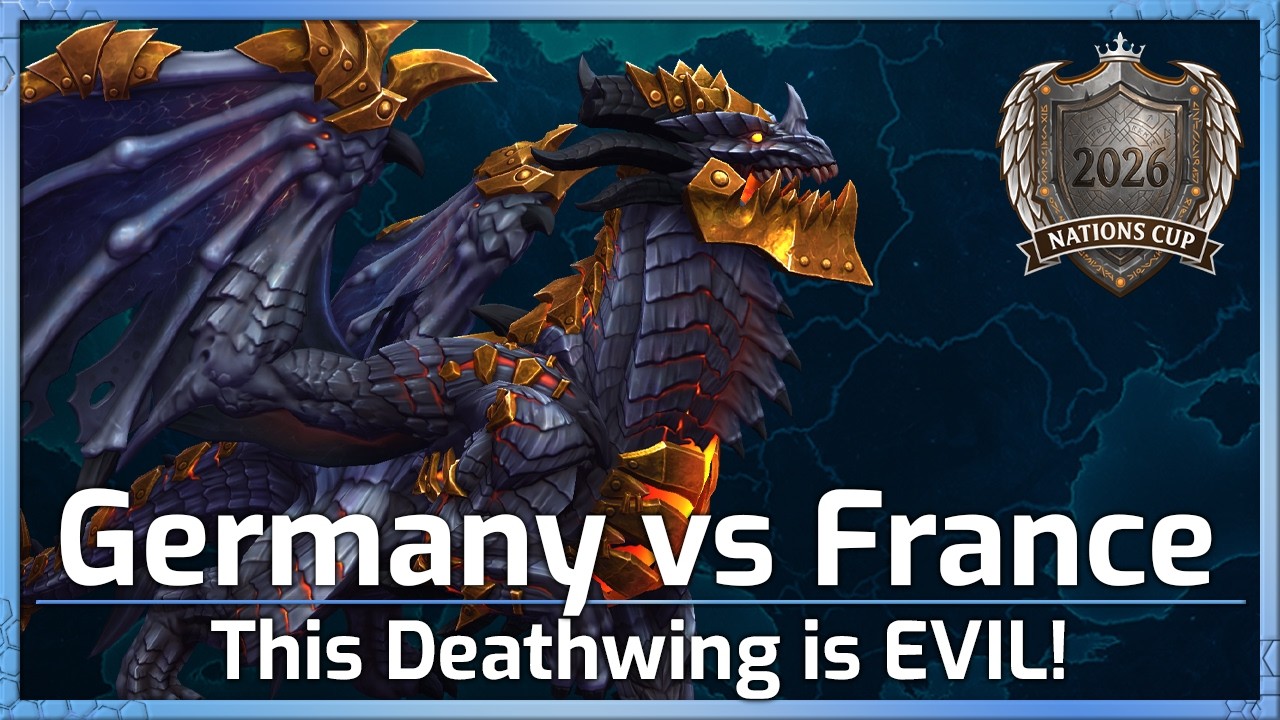 France vs. Germany- EVIL Deathwing! - Nations Cup Groups - Heroes of the Storm