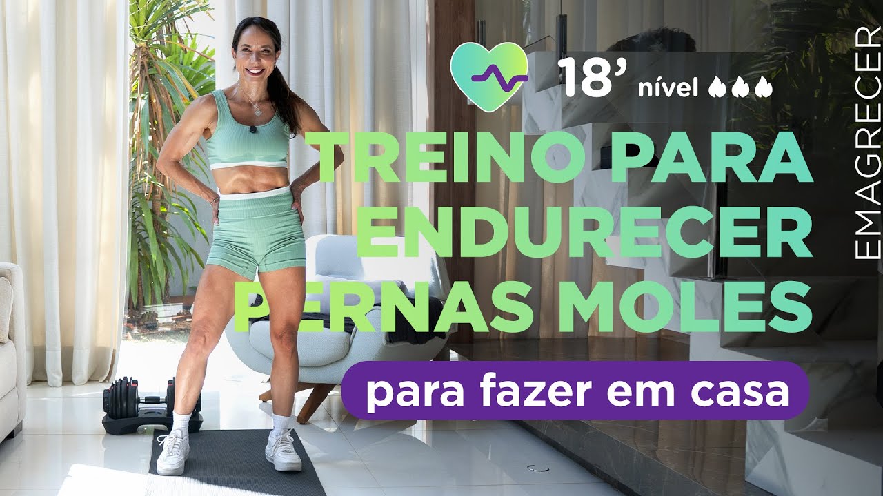 MELHOR Treino para endurecer PERNAS MOLES - Carol Borba
