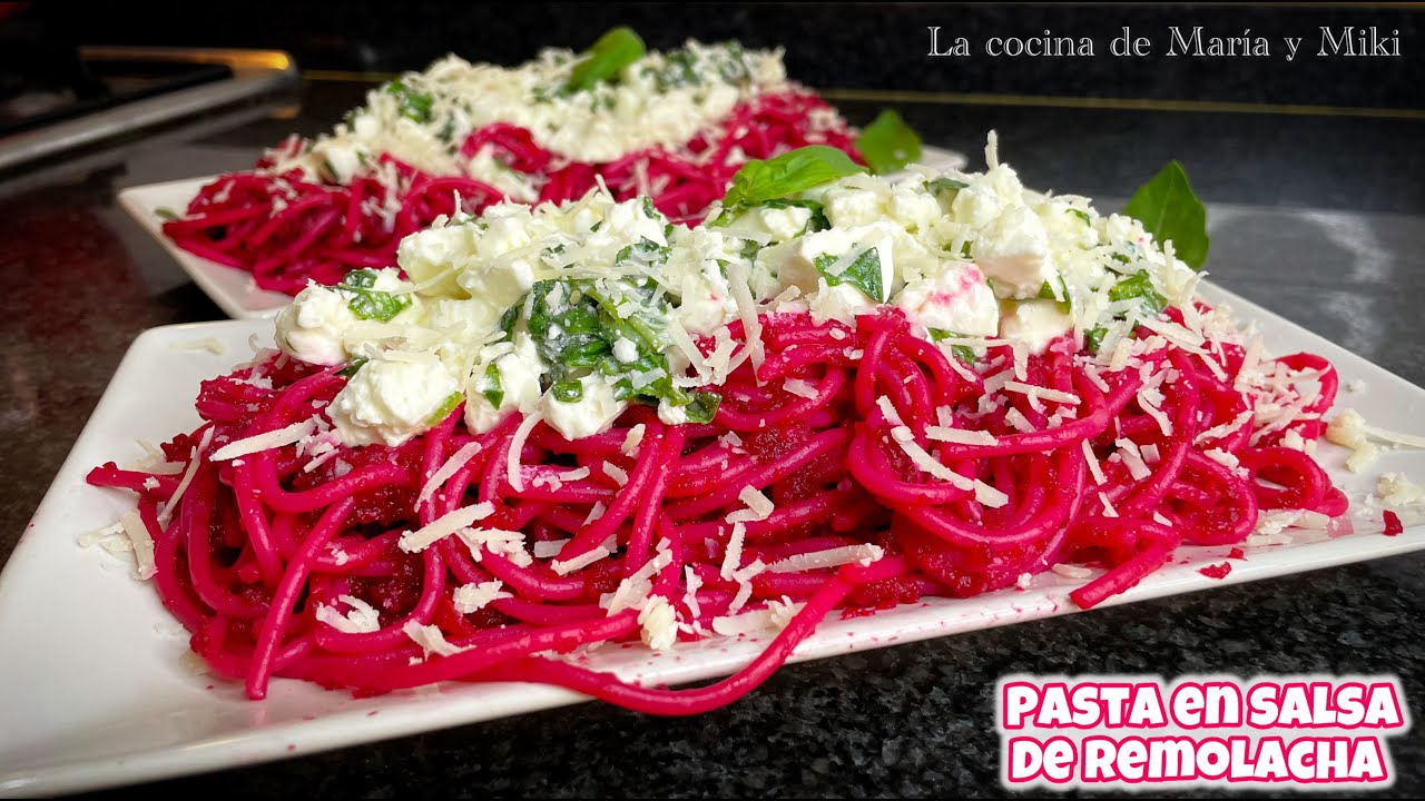 PASTA en salsa de REMOLACHA 😋