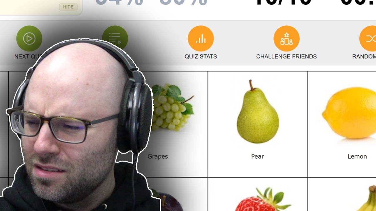 99% of kindergartners can get 100% on this quiz (Sporcle)