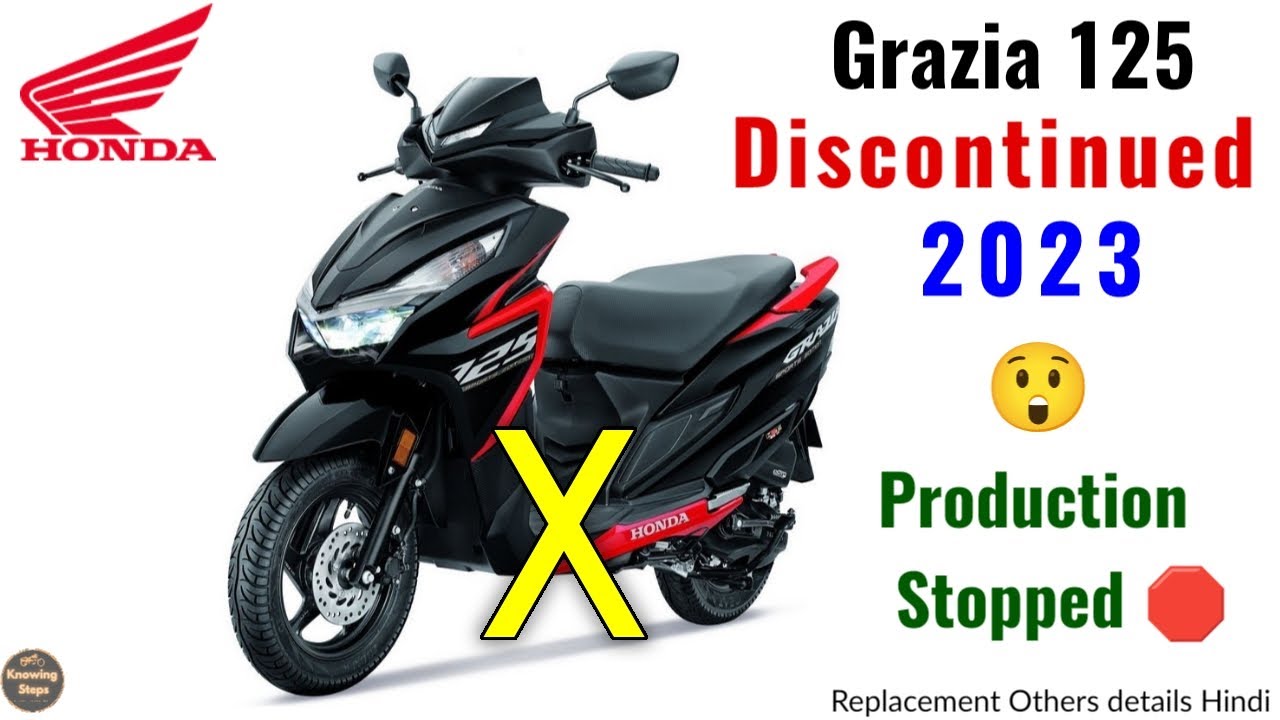 Honda Grazia 125 scooter discontinued by honda company 2023 new update.