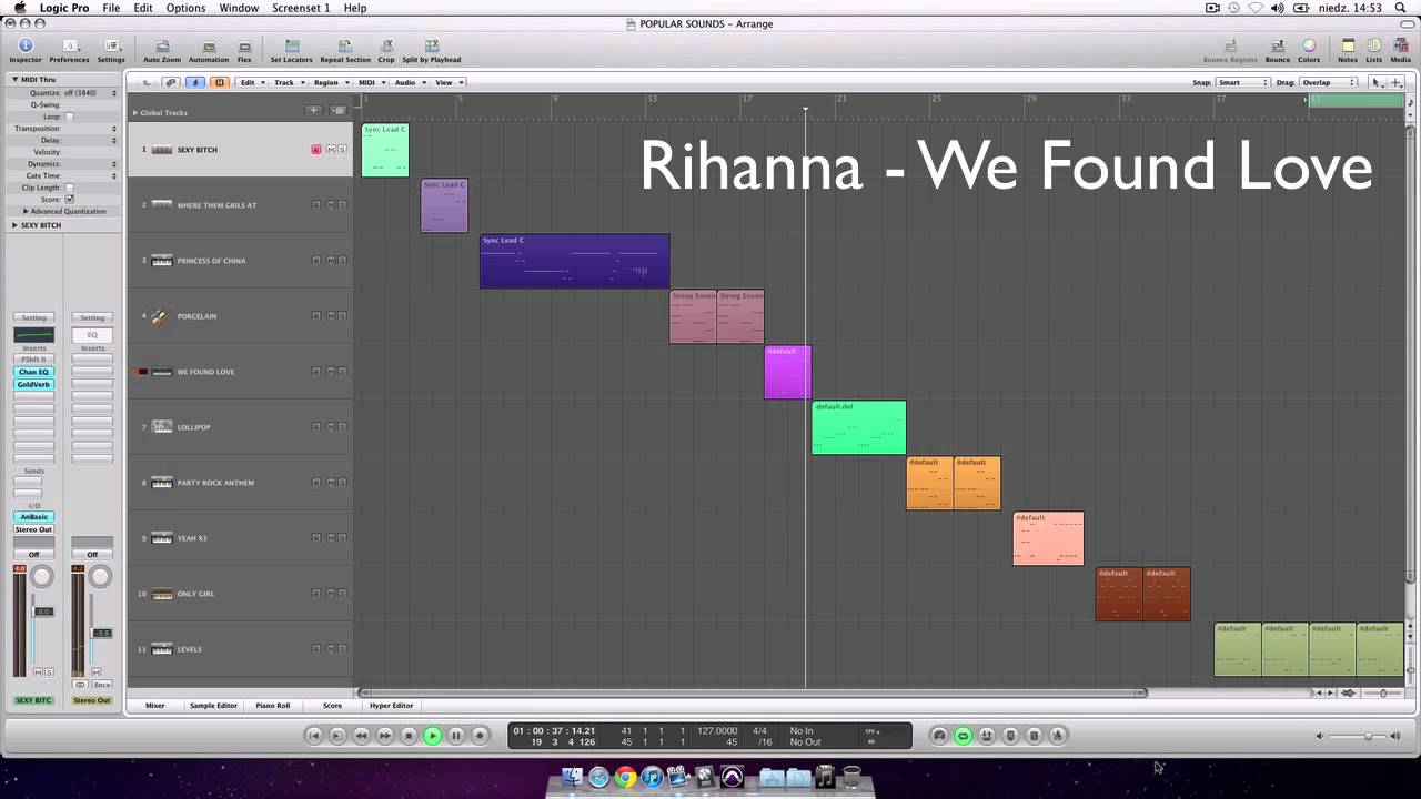 10 Famous Sounds in Logic 9 / Project Download