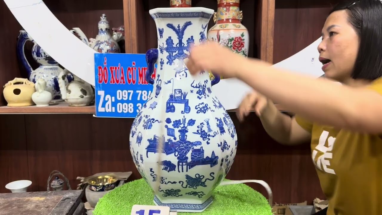 Clip843(16/3) giao lưu đồ gốm sứ các loại giá cả hợp lý bao sip-đồ xưa cũ minh thủy