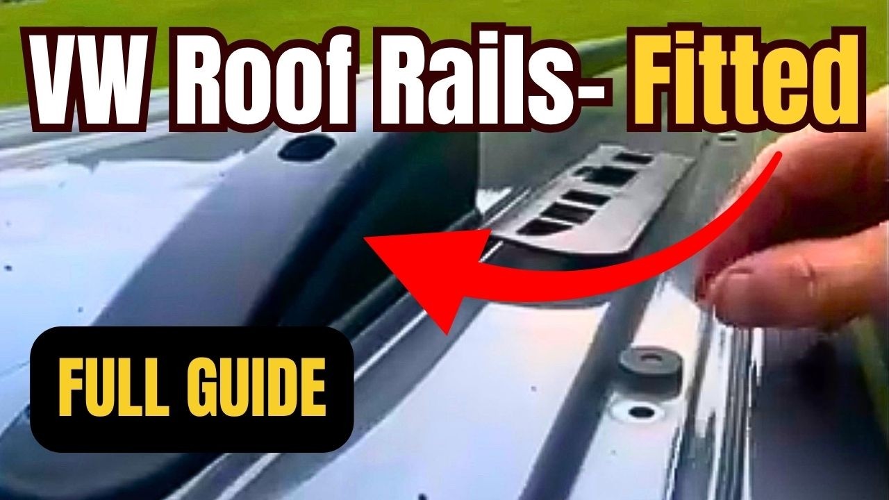 How to install Vw T5 T6 Roof rack bars / Dachreiling