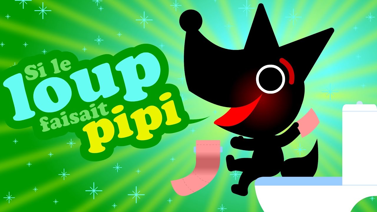 Si le loup faisait pipi 🚽🚽🚽 petites comptines pour b&eacute;b&eacute; &agrave; la cr&egrave;che