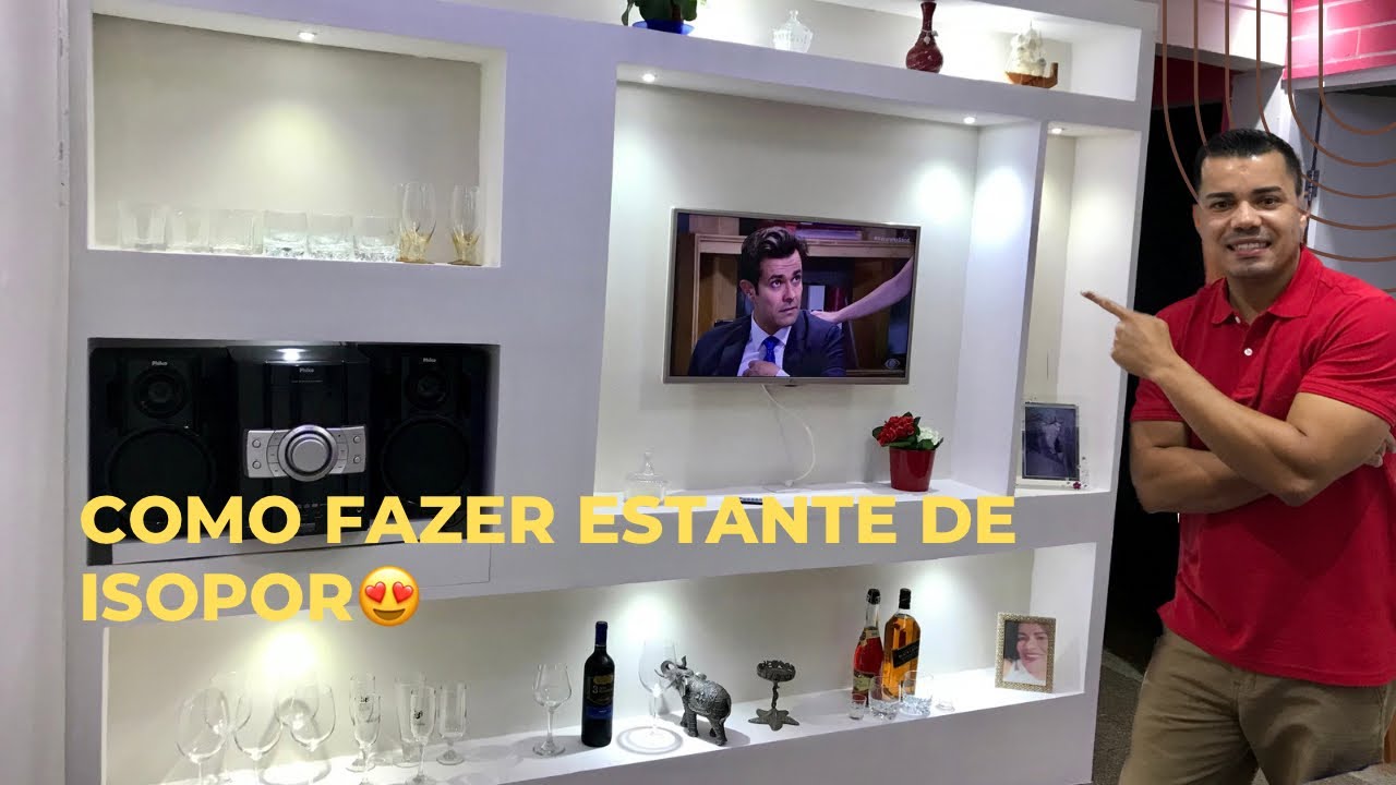 ESTANTE DE ISOPOR / faça vc mesmo gastando pouco!