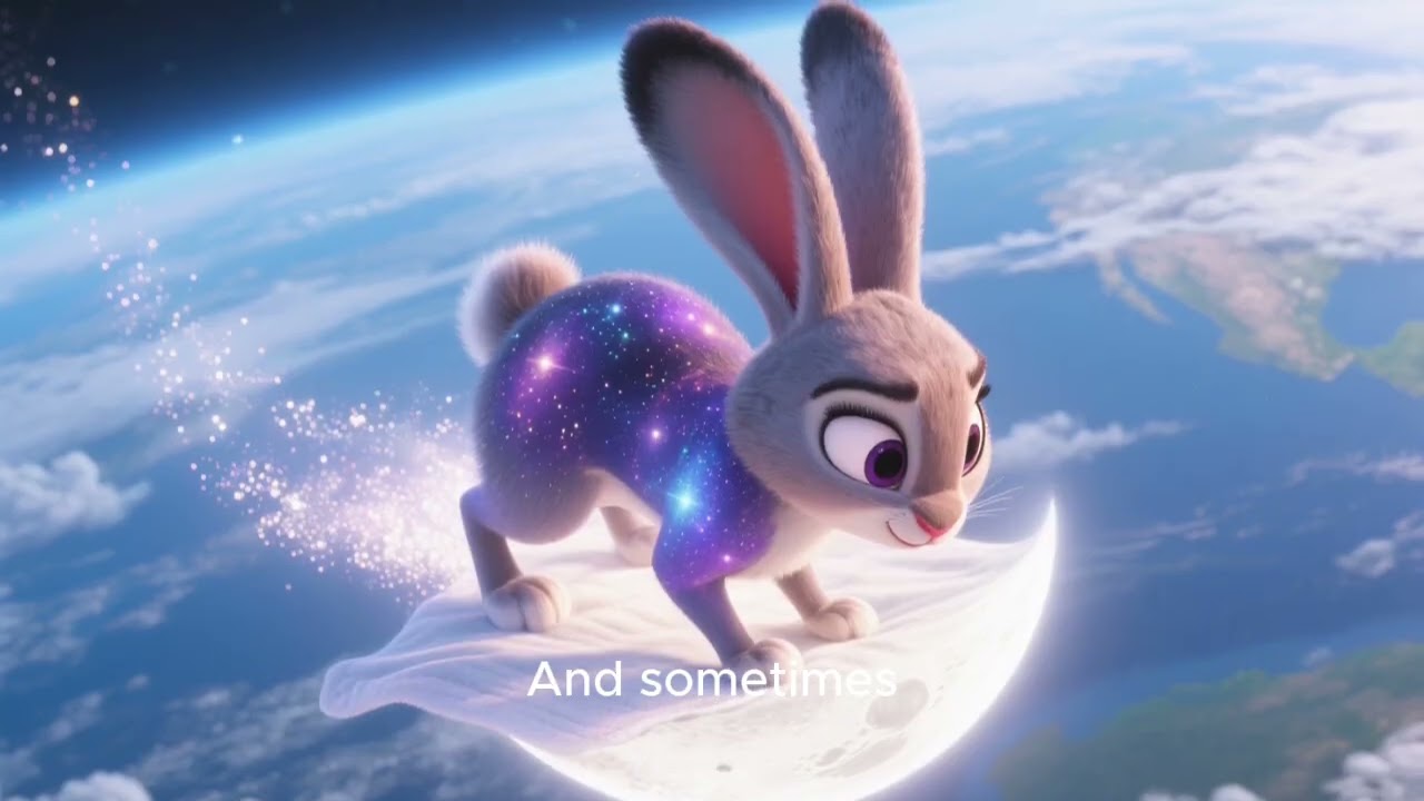A Midnight Picnic with the Galaxy Bunnies | Calm Bedtime Story for Kids