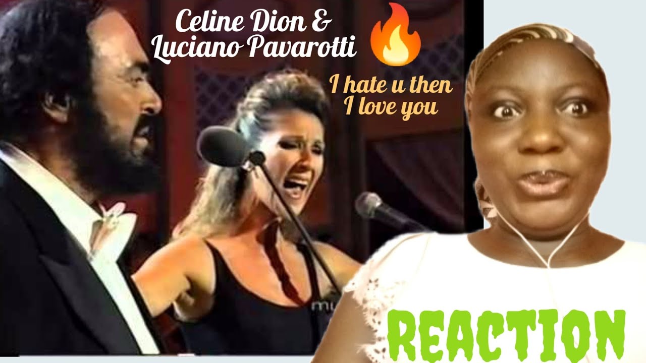 SPEECHLESS 😶 I hate you then I Love you by Celine Dion & Luciano Pavarotti #lucianopavarotti #react