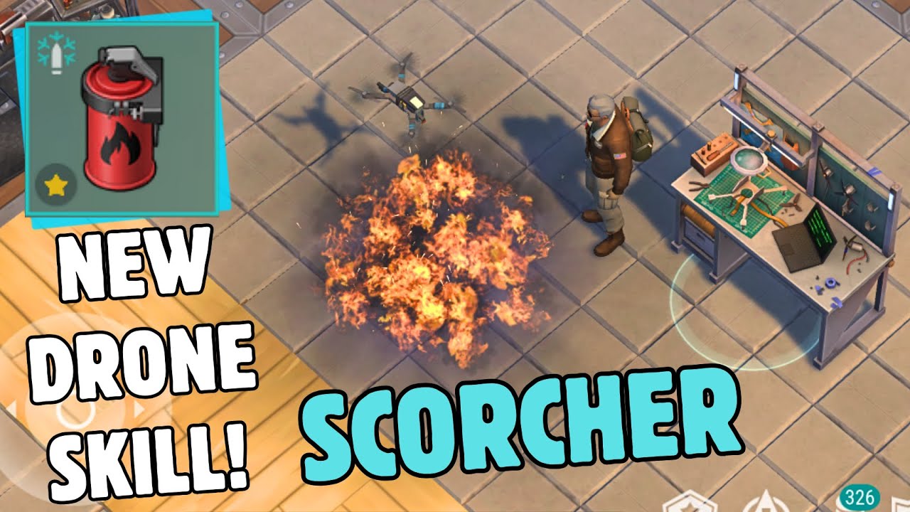 SCORCHER - NEW DRONE SKILL! Last Day On Earth: Survival