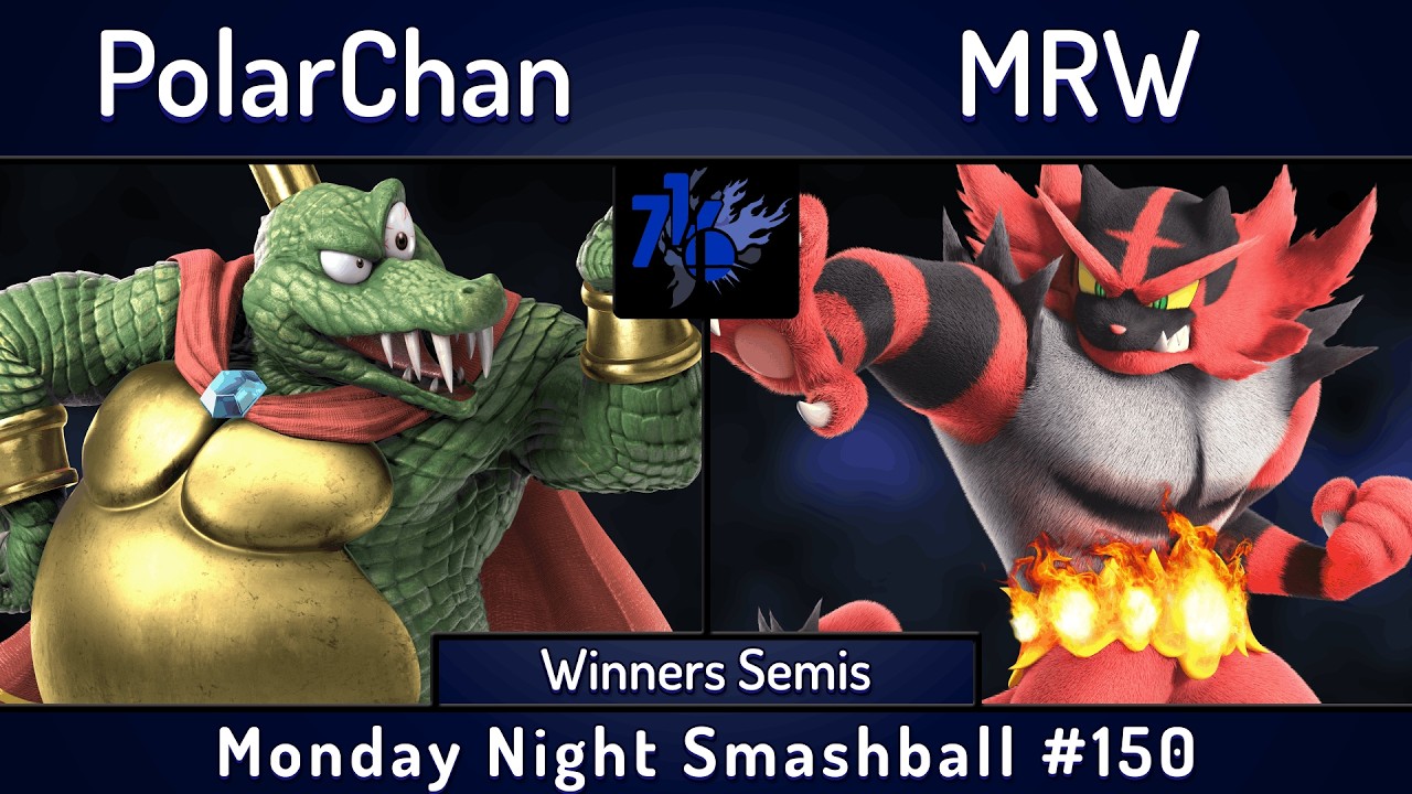 MNS # 150 | PolarChan (King K Rool) vs MRW (Incineroar) | WSF | SSBU Smash Ultimate