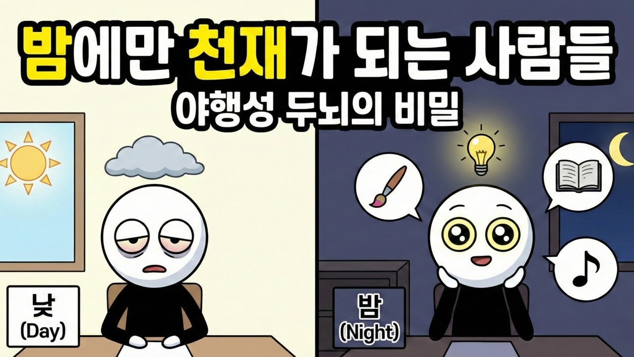 왜 나는 밤 11시부터 머리가 돌아갈까? 새벽 각성형 뇌의 비밀