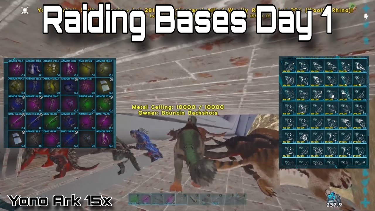 Fresh Wipe | Raiding Bases For Crazy Profit | Yono Ark 15x