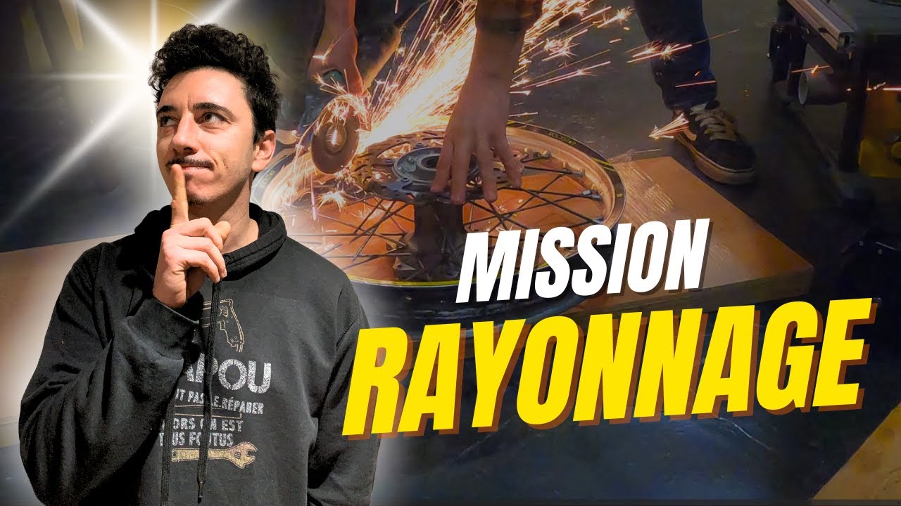 COMMENT RAYONNER UNE ROUE DE MOTO/MOTOCROSS? (réglage du voile et du saut)