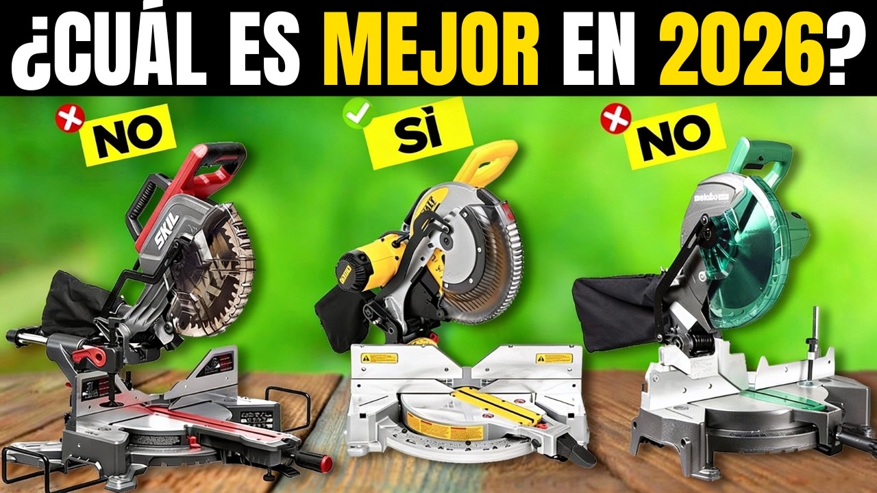 Las 5 Mejores Sierras Ingletadoras de 2026  | Mejor Ingletadora Calidad-Precio