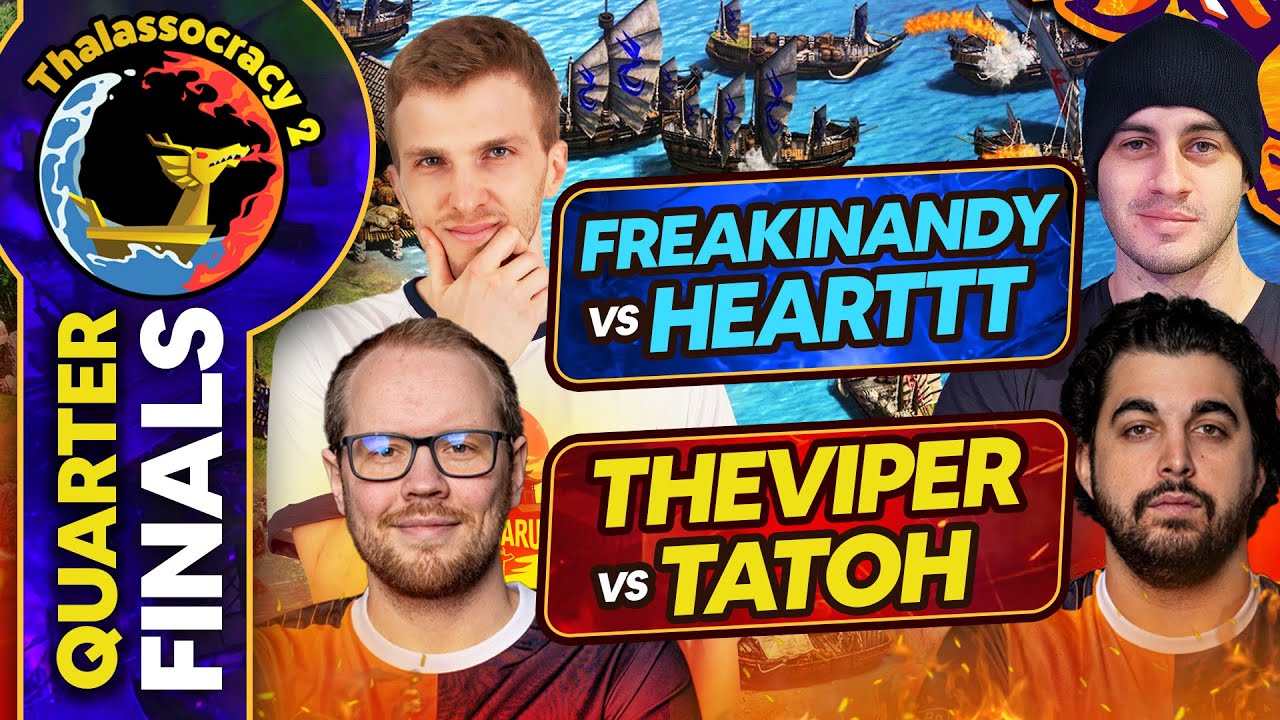 Andy vs Hearttt | TaToH vs TheViper $25,000 Thalassocracy 2 Quarterfinals
