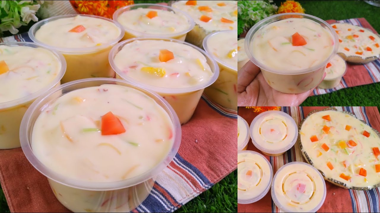 15 Minutes Dessert Recipe With Mango & Custard | Quick And Easy Dawat Recipe