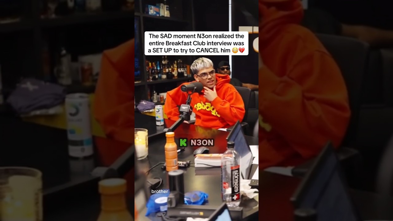 The sad moment Neon realized the Breakfast Club interview was set up to try to cancel him