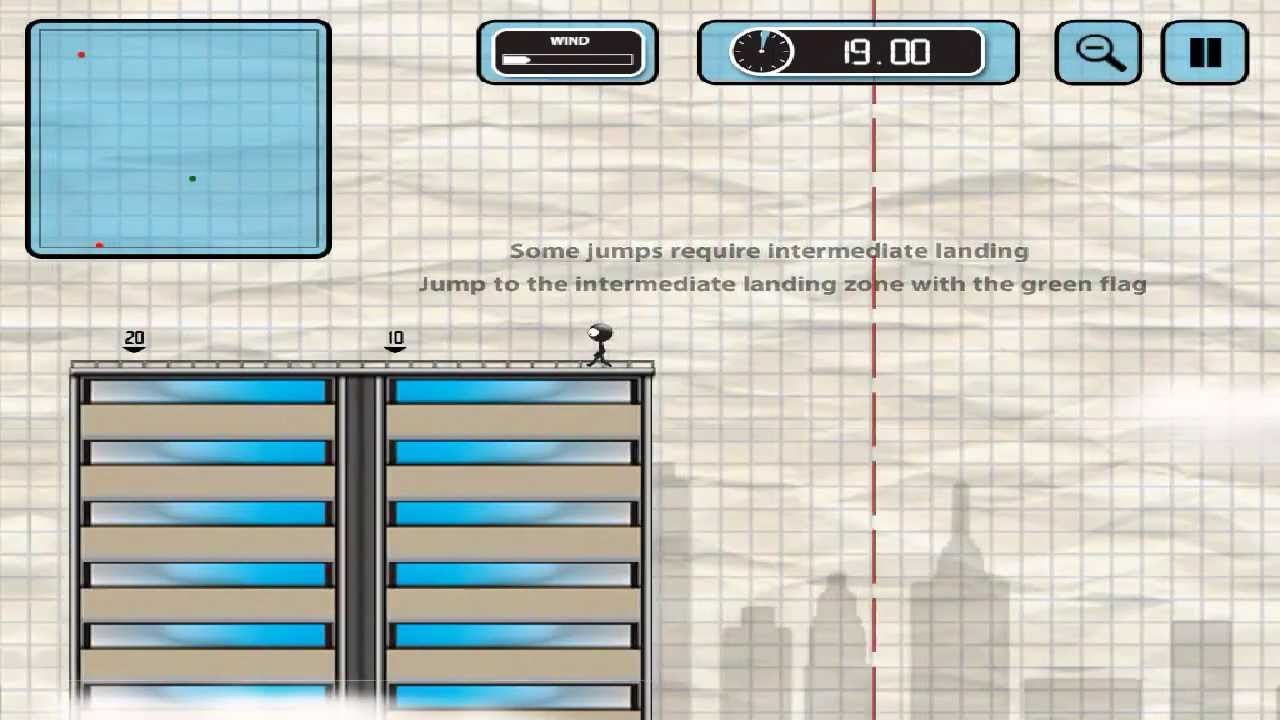 Stickman base jumper - 3rd stage