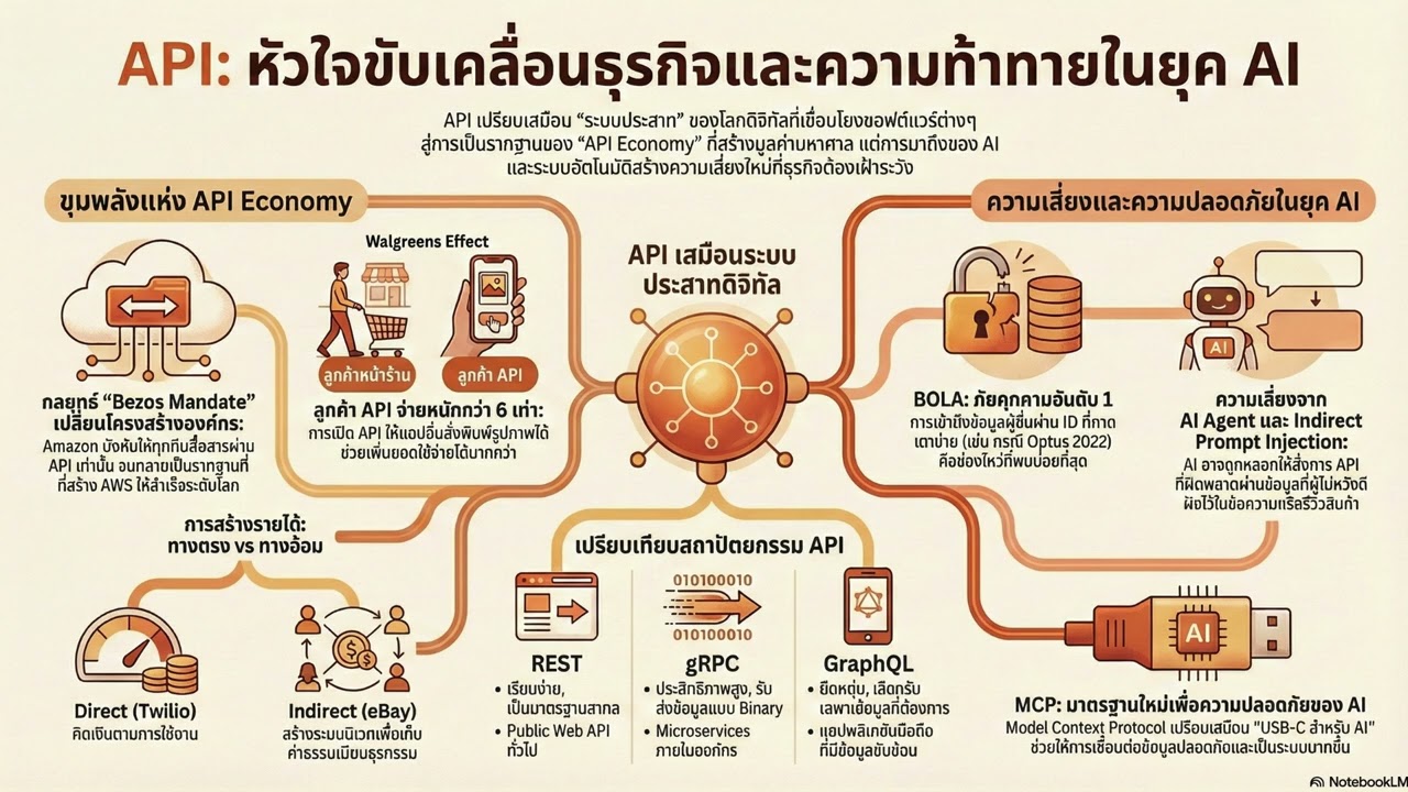 API: อาวุธลับมหาอำนาจธุรกิจ สู่ภัยเงียบในยุค AI Agent ครองโลก
