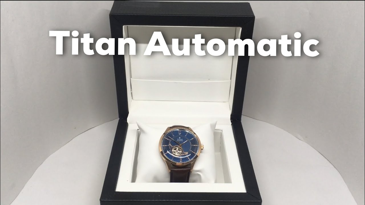 Titan Mechanical Automatic Blue Dial Men's Watch