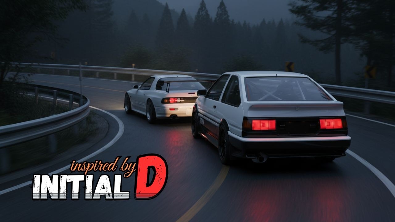 Initial D Inspired – High Energy Eurobeat x City Pop – Redline Heartbeat #eurobeat #automobile