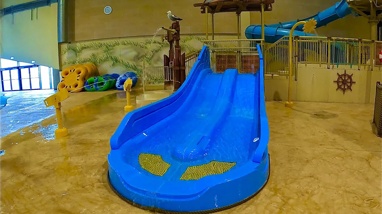 Kids Water Slides at Lalandia Søndervig