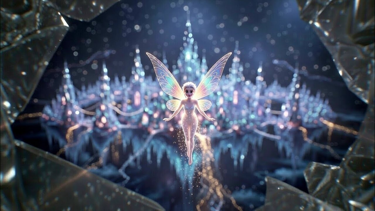 Fantasy|City Inside Cracked Quartz 🧊💎|Magical Fairy City 🧚‍♀️✨