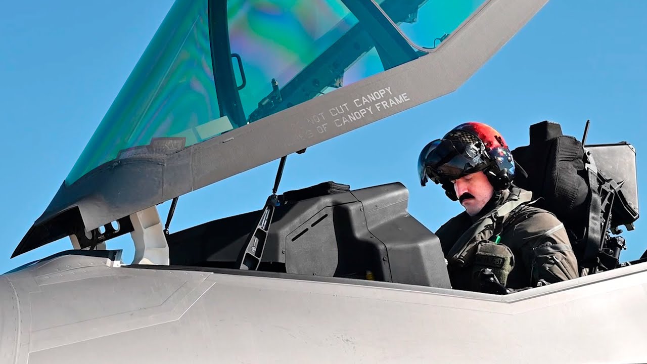 F-35 Lightning II during a F-35 Cross-Servicing Event at NATO Allied Air Command’s Ramstein Flag