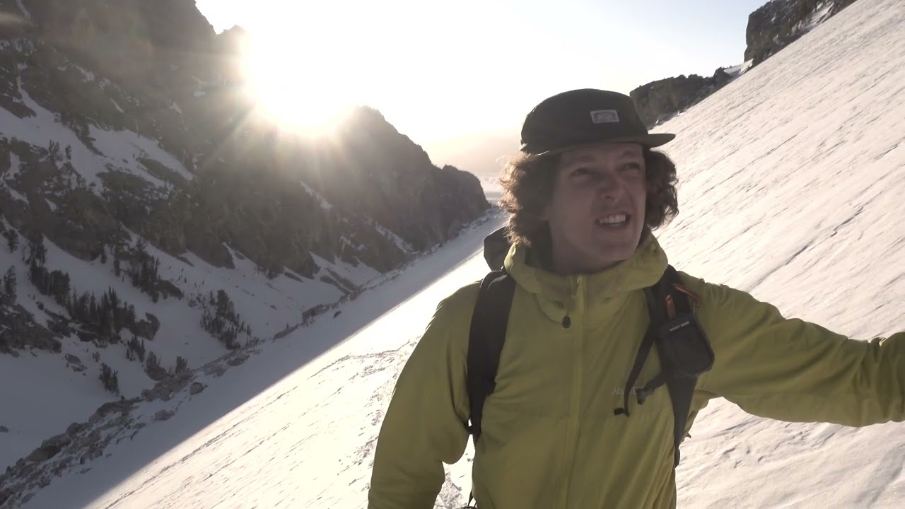 Skiing the Middle Teton's East Face - a 50 Classic