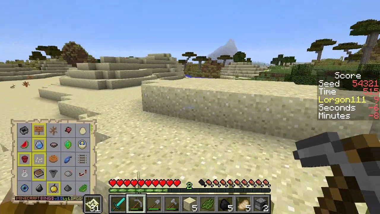 Minecraft BINGO v3.0 - Seed 54321 - Blackout!