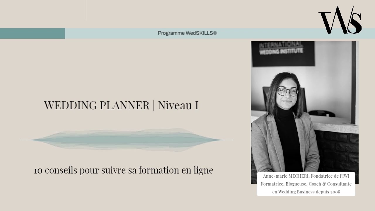 10 conseils pour réussir sa formation Wedding Planner en ligne
