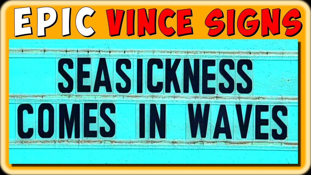 Vince The Sign Guy is putting up the funniest signs, and the puns are priceless: November 2023