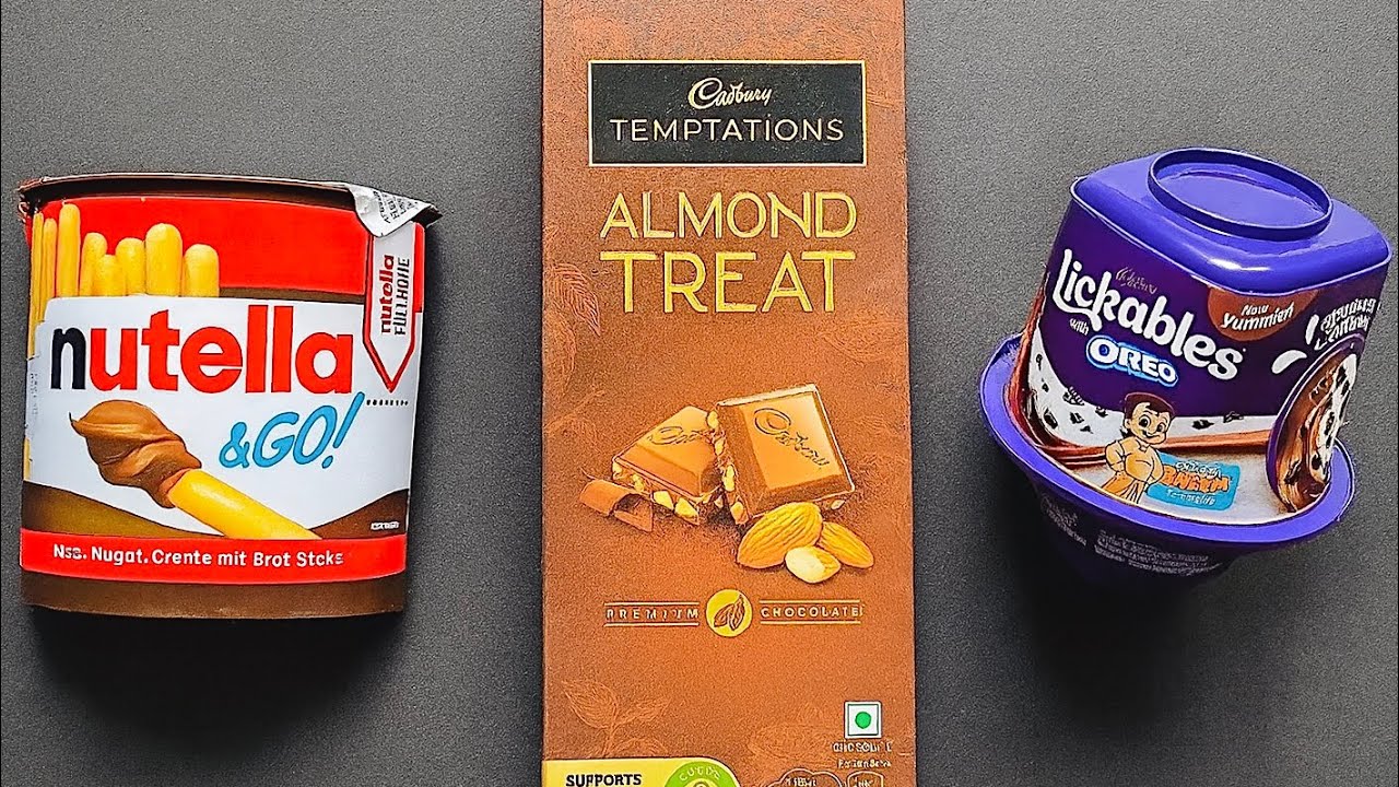 Trying 3 Popular Snacks – Which One Wins? (Nutella, Cadbury, Oreo)