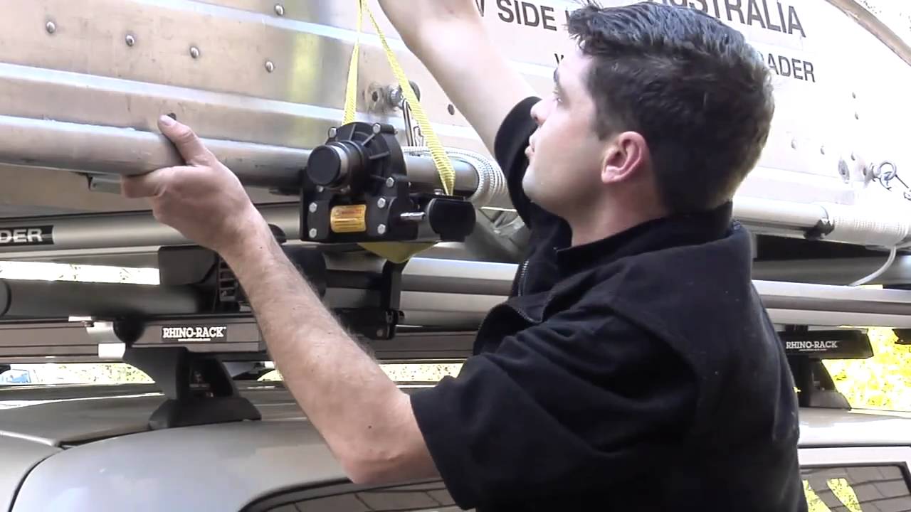 Rhino-Rack | Side Boat Loader Installation Part 12 - Stowing Your ramps and strapping down your boat