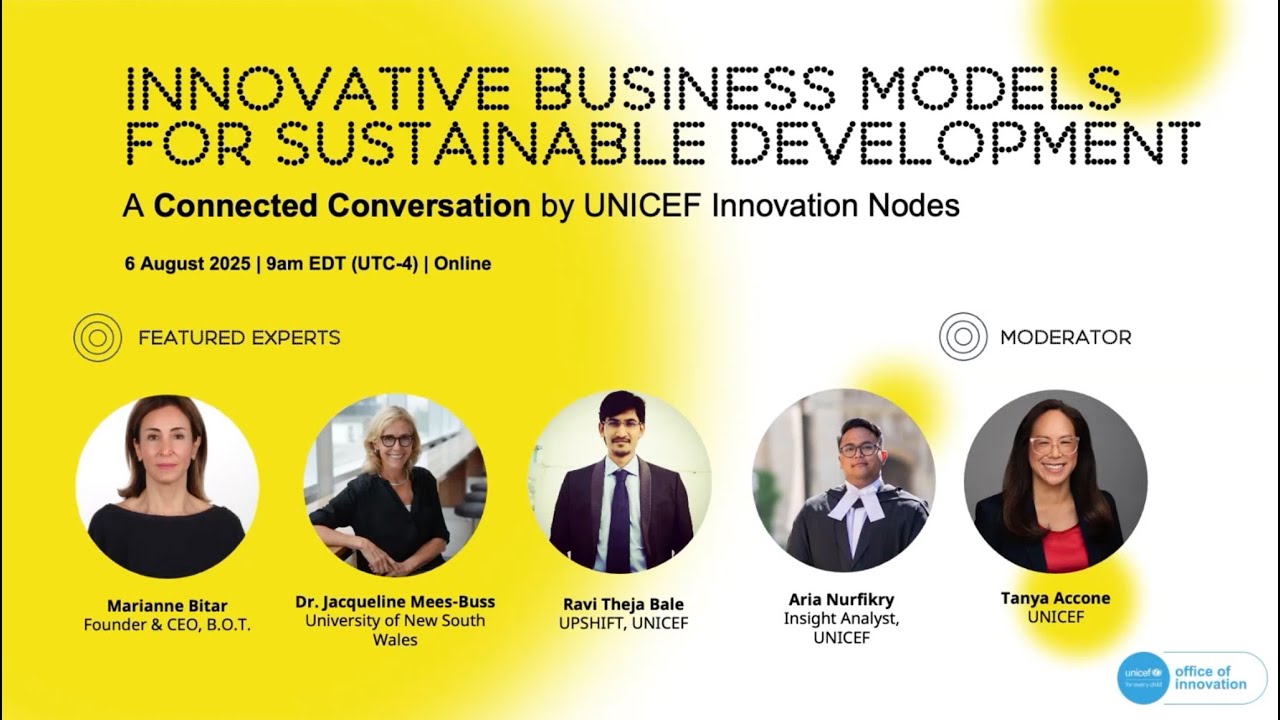 Connected Conversation: Innovative business models for sustainable development