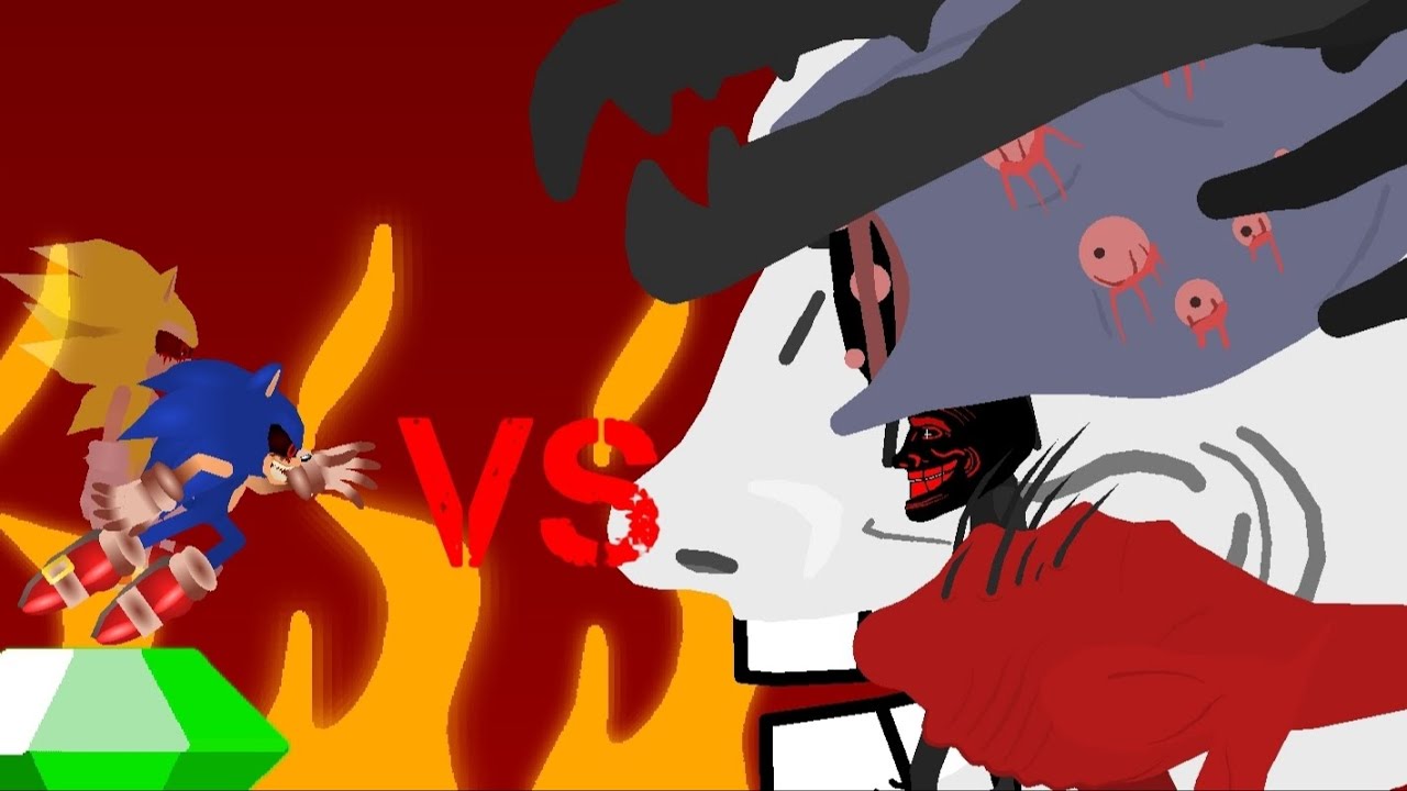 Sonic exe vs Trollge (Stick nodes)