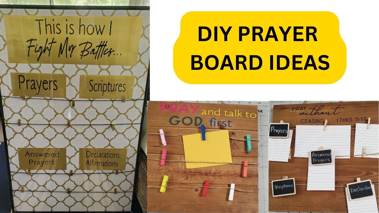 How to Make a Prayer Board | DIY Prayer Board Ideas | What Is a Prayer Board | Prayer/War Room Board