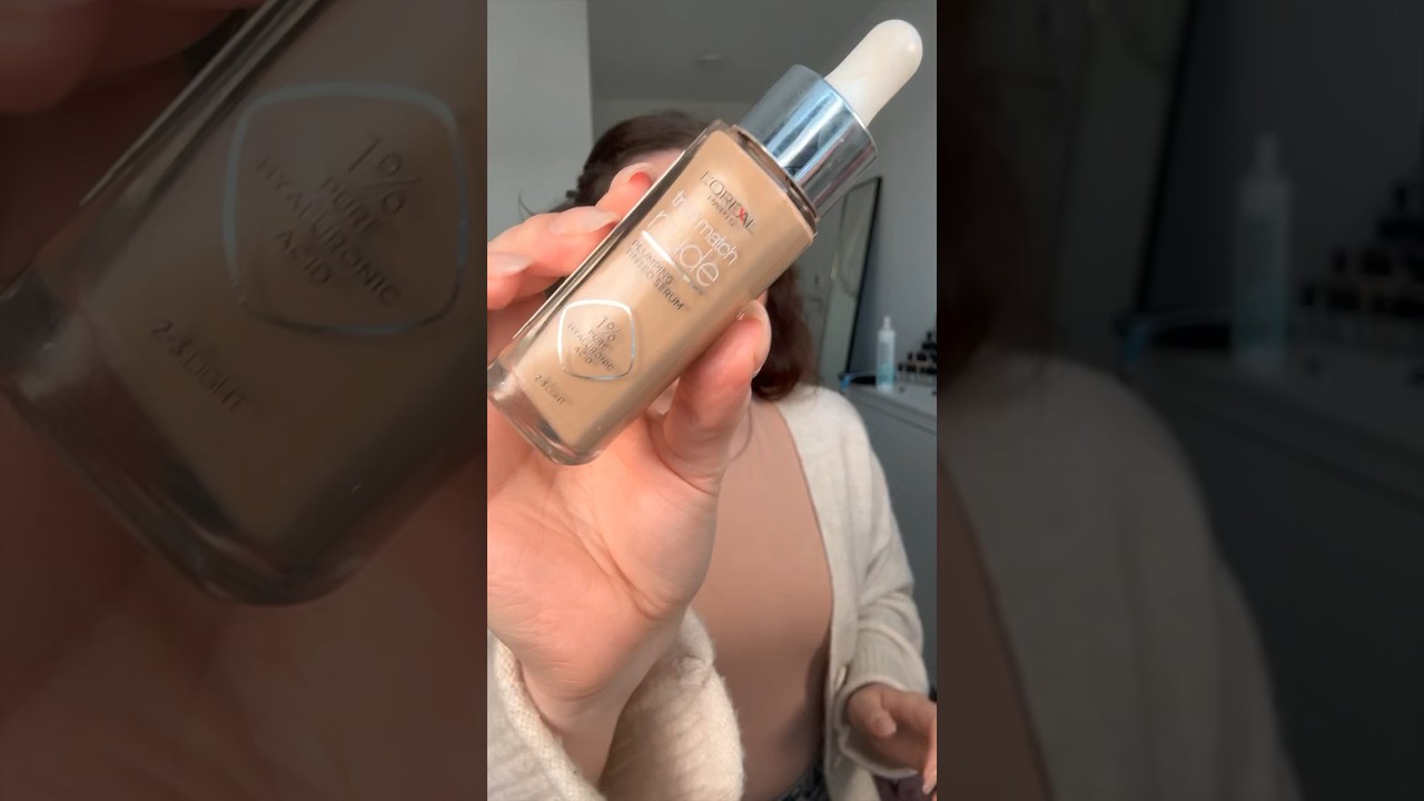 L&rsquo;Oreal Tinted Serum 🫶🏼 #makeup #tiktokmakeup #tiktokmakeup #tintedserum #lorealtintedserum