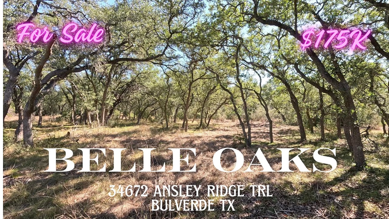 Belle Oaks Community, участок площадью 1 акр на продажу, Boulevard, Техас, 26 ноября 2025 г.