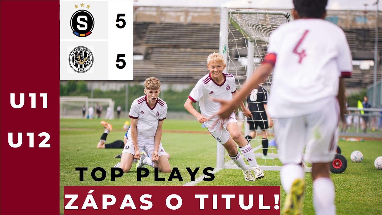 TOP PLAYS | Z&Aacute;PAS O TITUL! | AC Sparta Praha 5 - 5 FC Hradec Kr&aacute;lov&eacute; | ČLŽ U12 | Červen 2024