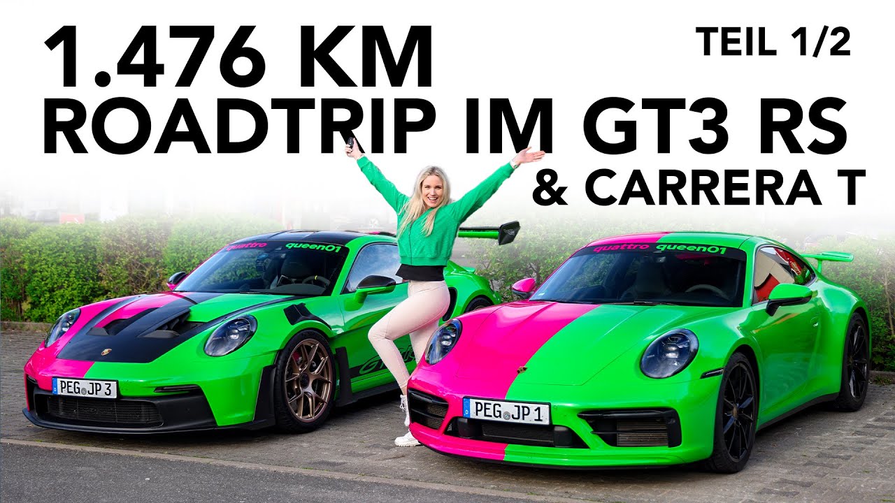 1.476 KM ROADTRIP im Porsche 911 GT3 RS & Carrera T durch Deutschland I Teil 1/2