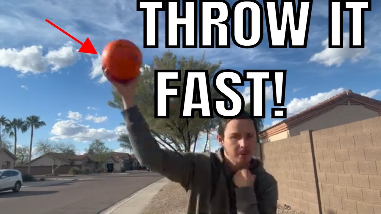 How To Throw A Foam Dodgeball FAST And Hard