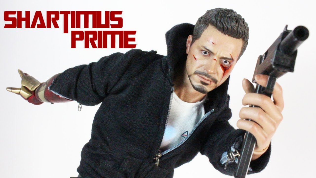 Hot Toys Tony Stark The Mechanic Iron Man 3 Movie Masterpiece MMS209 Figure Review